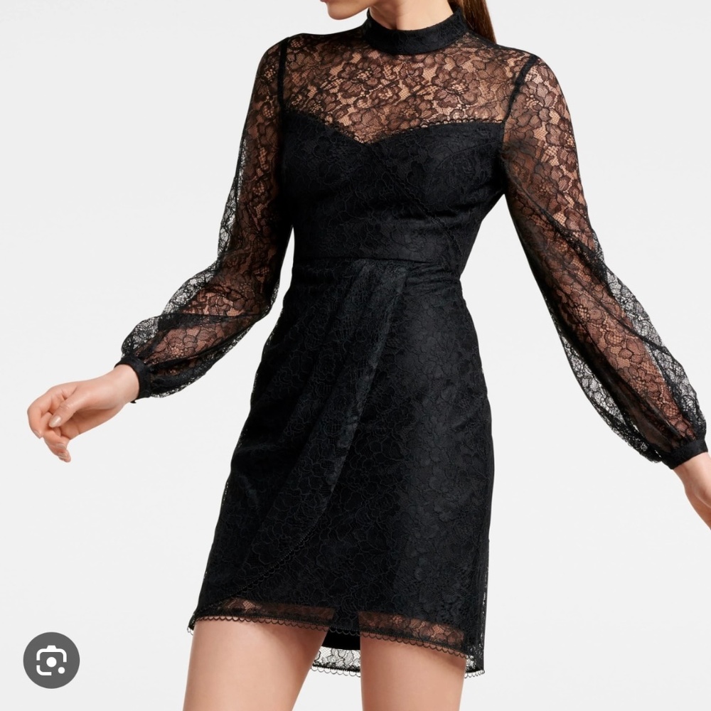 Ever New Black lace mino dress LIKE NEW! ♥️